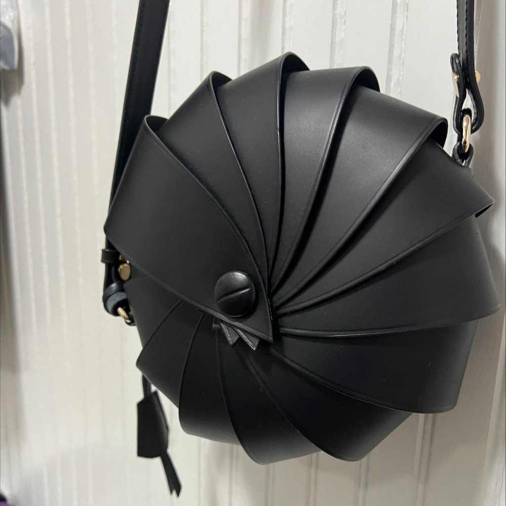Boldrini Selleria Opera Leather Black Crossbody Bag